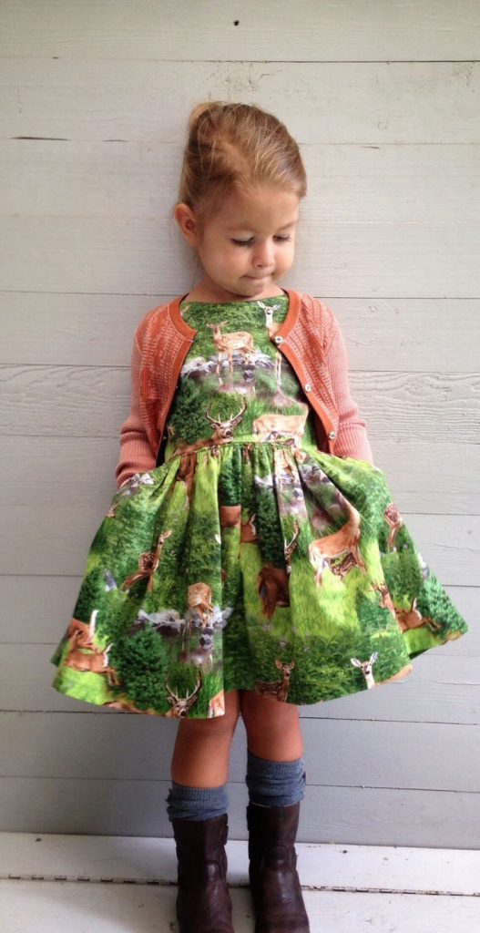 Girl Cotton Printed Dress